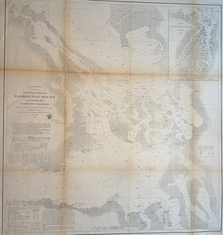 Reconnaissance of Washington Sound U.S. Coast Survey 1862