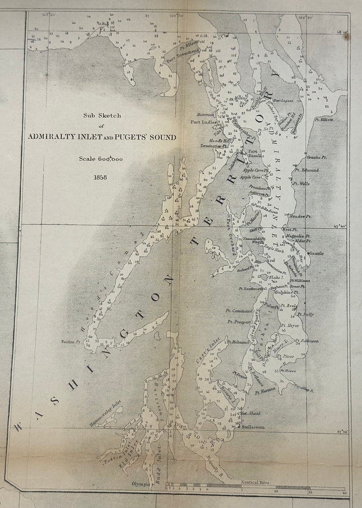 Reconnaissance of Washington Sound U.S. Coast Survey 1862