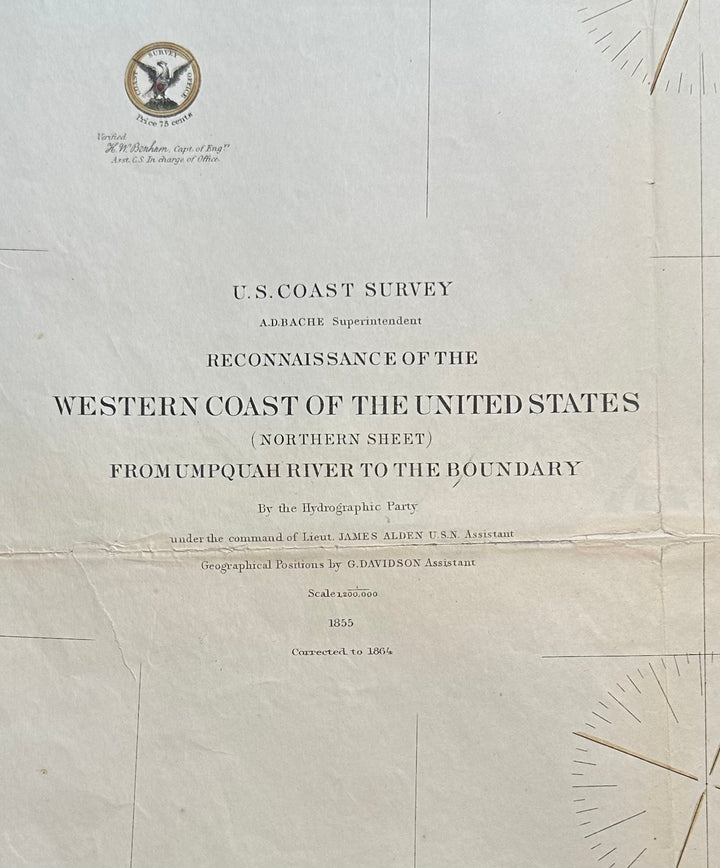 Reconnaissance of The Western Coast U.S. Coast Survey 1864