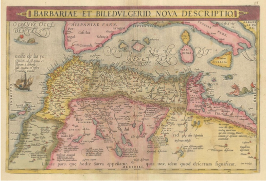 Map of Barbary